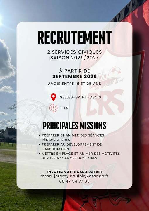 Recrutement !