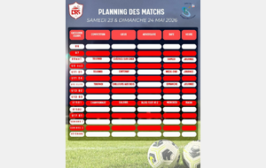 Planning du week-end !