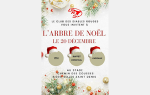 Arbre de noël du club