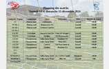 Planning des matchs 